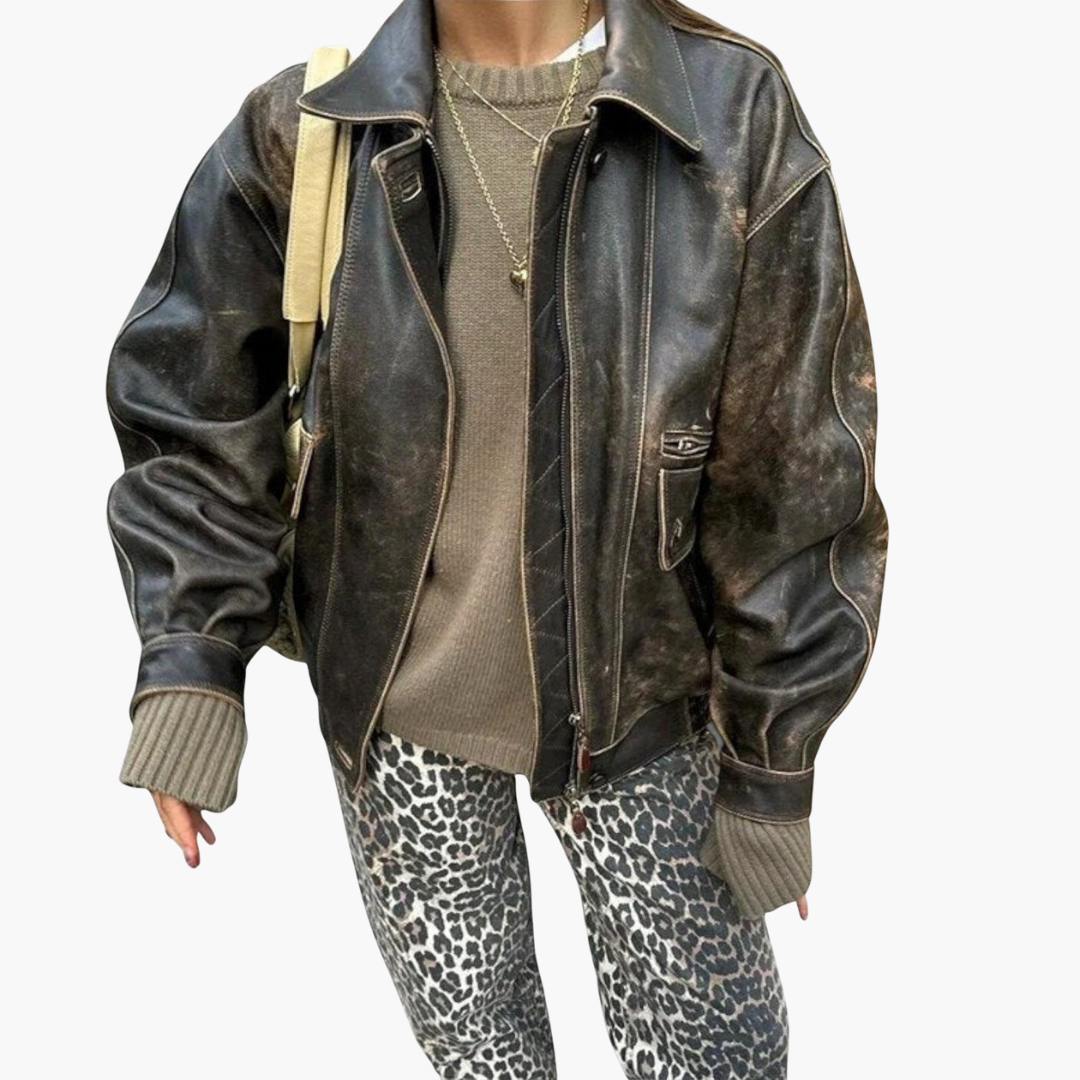 Leopardenmuster Jeans für Damen