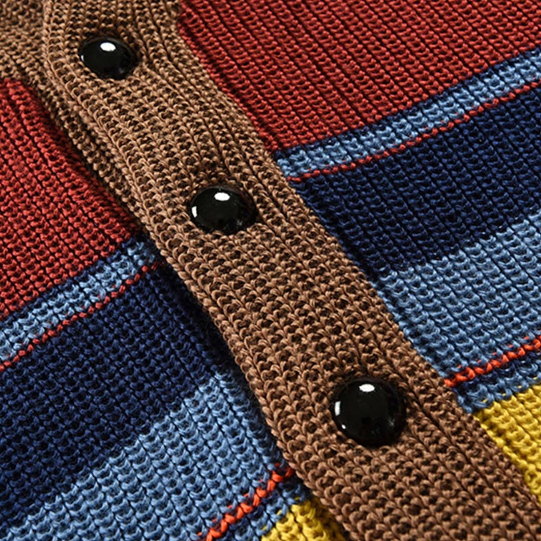Gestrickte Wollstrickjacke für Damen