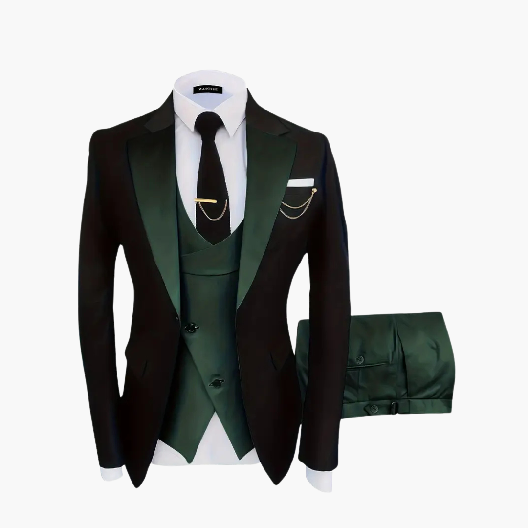 Slim Fit Anzug mit Weste für Herren
