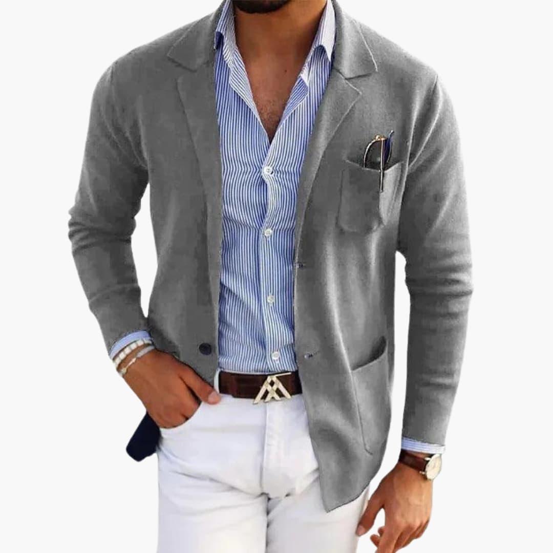 Strick Blazer Cardigan für Herren