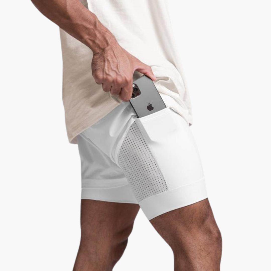 Feuchtigkeitsableitende Sportshorts für Herren