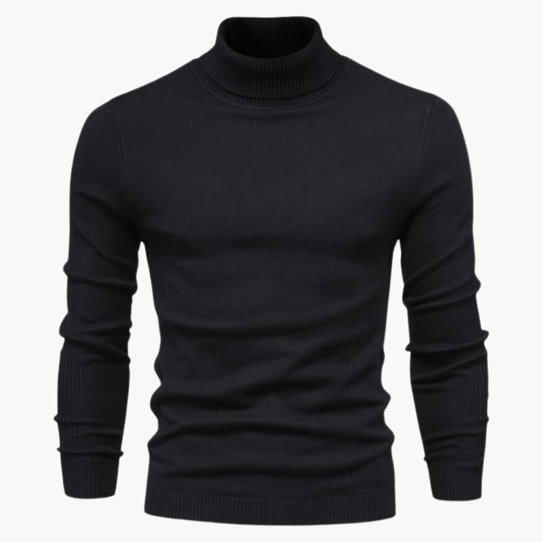 Exklusiver Rollkragenpullover für Herren