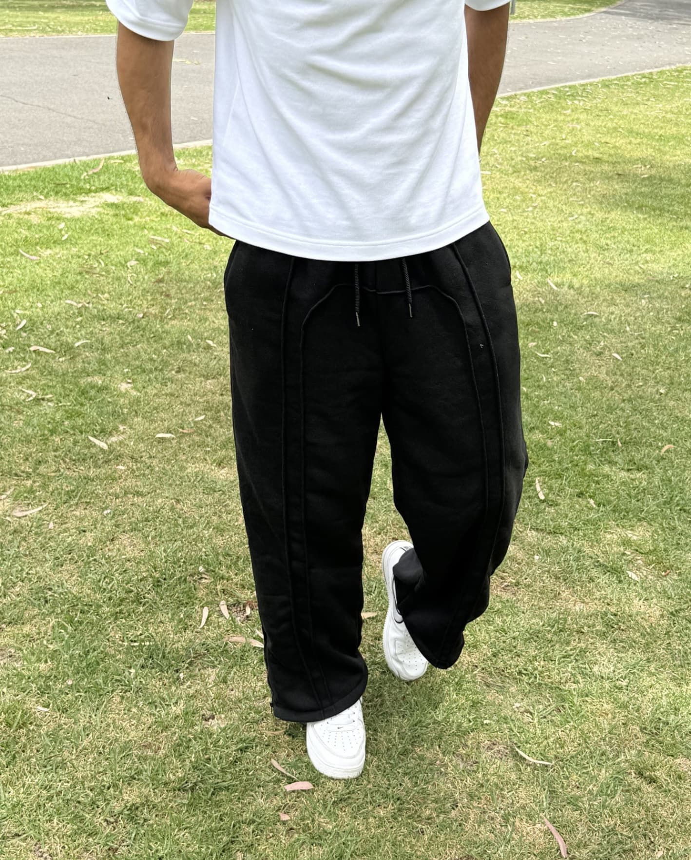 Retro Splicing Sweatpants für Herren