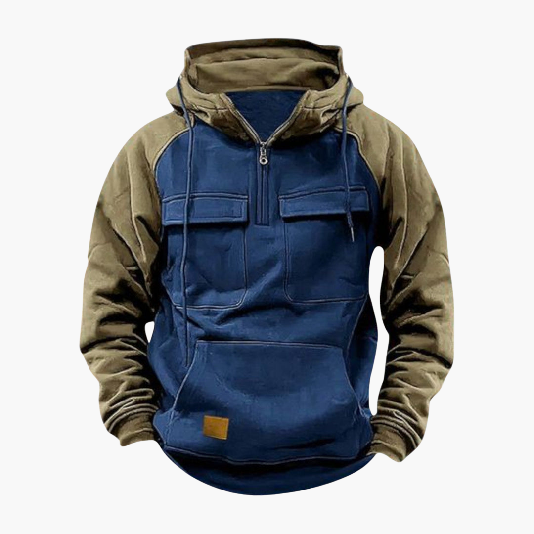 Halb-Zip Kapuzenpullover für Herren