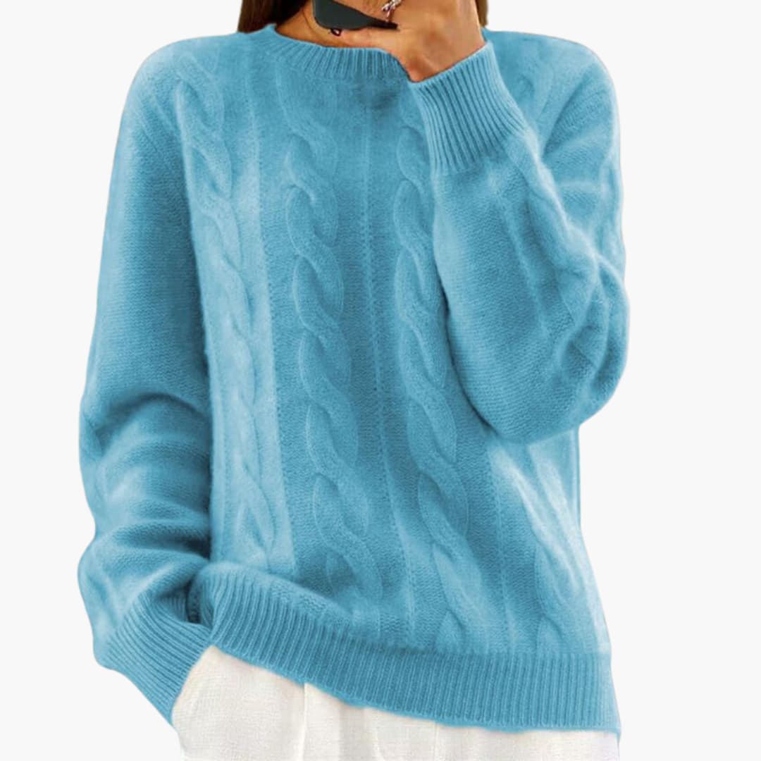 Warmer Strickpullover für Damen