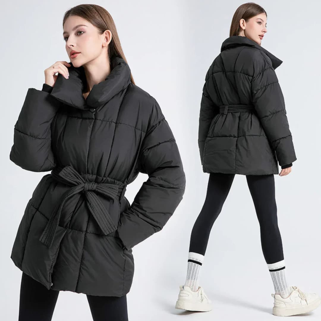 Langer Wintermantel für Damen