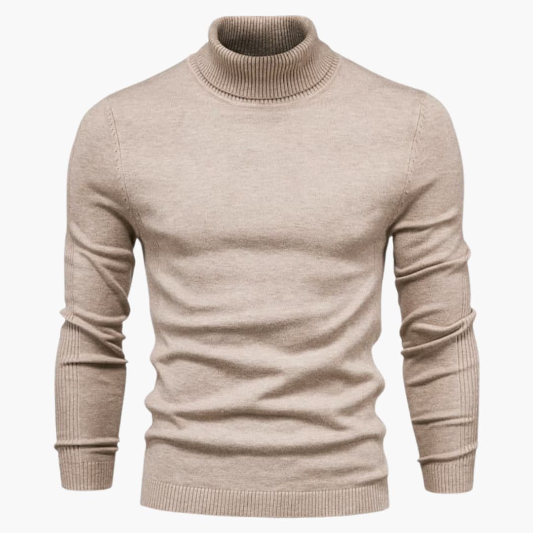 Exklusiver Rollkragenpullover für Herren