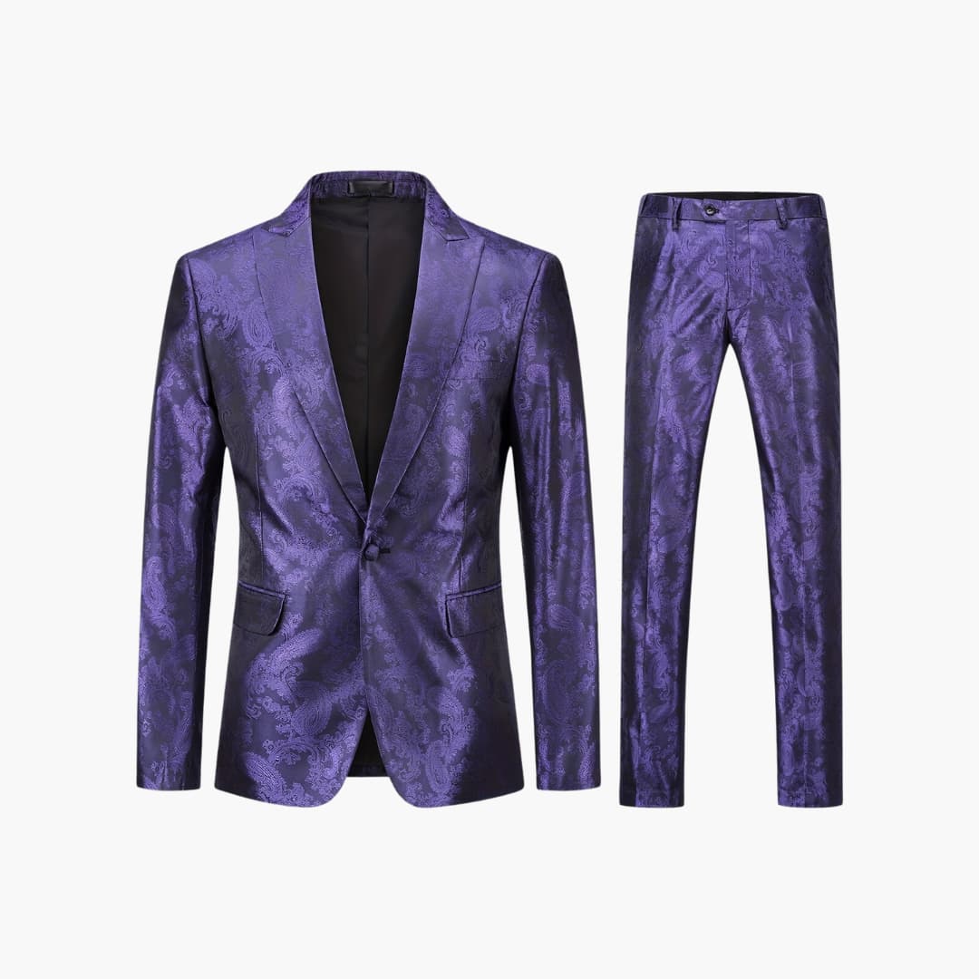 Slim Fit Anzug Zweiteilig für Herren