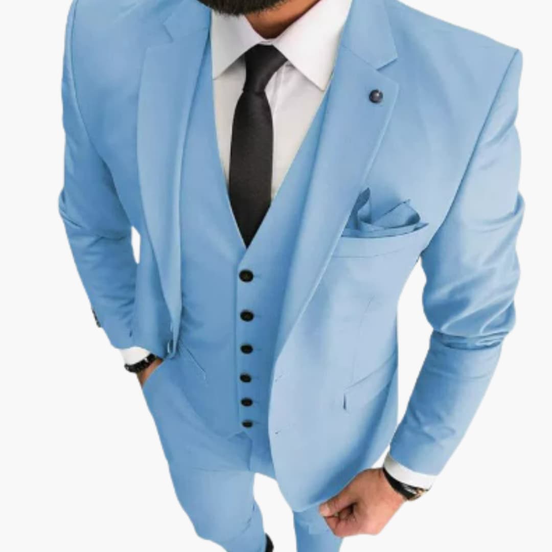 Slim Fit Business Anzug für Herren