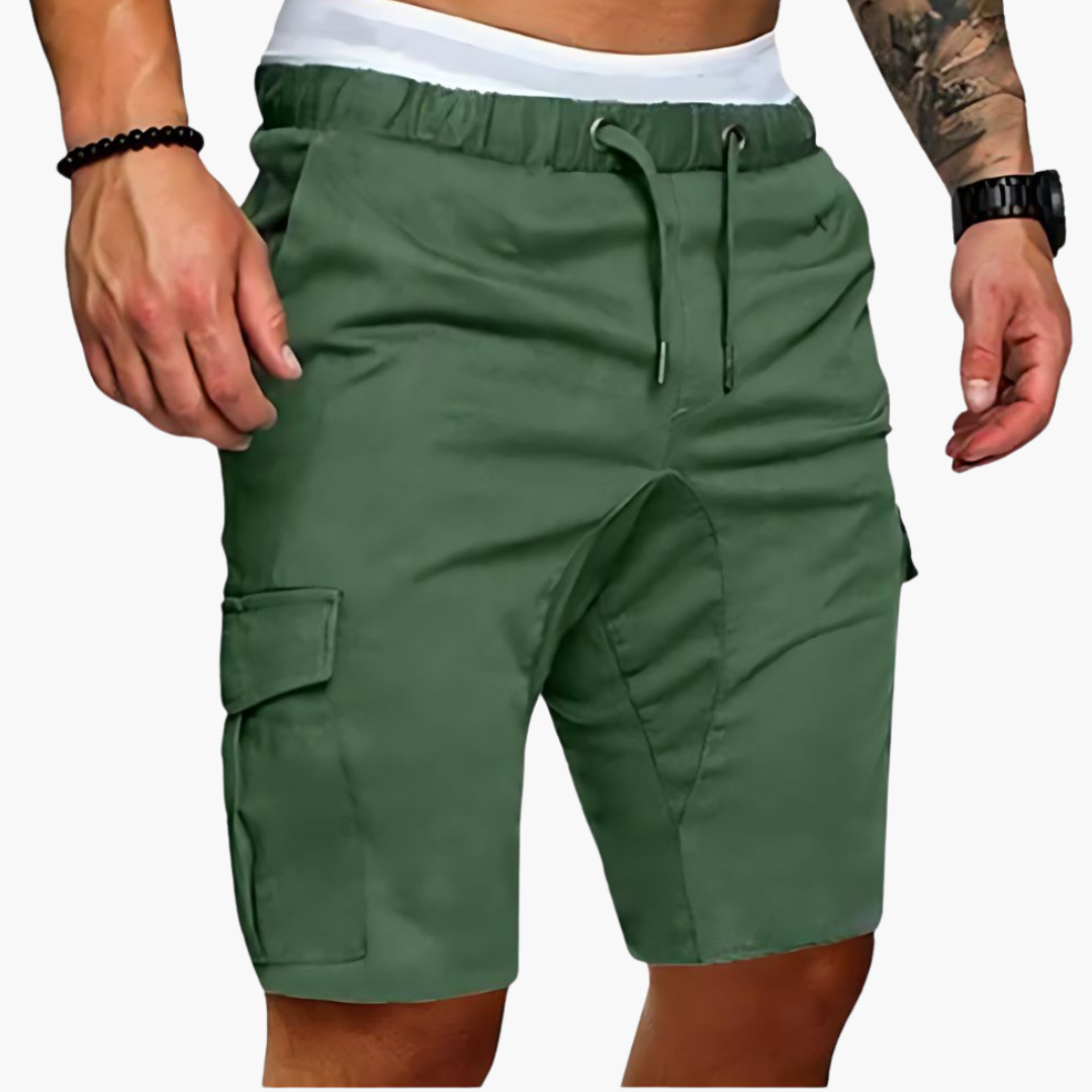 Knielange Cargo Shorts für Herren