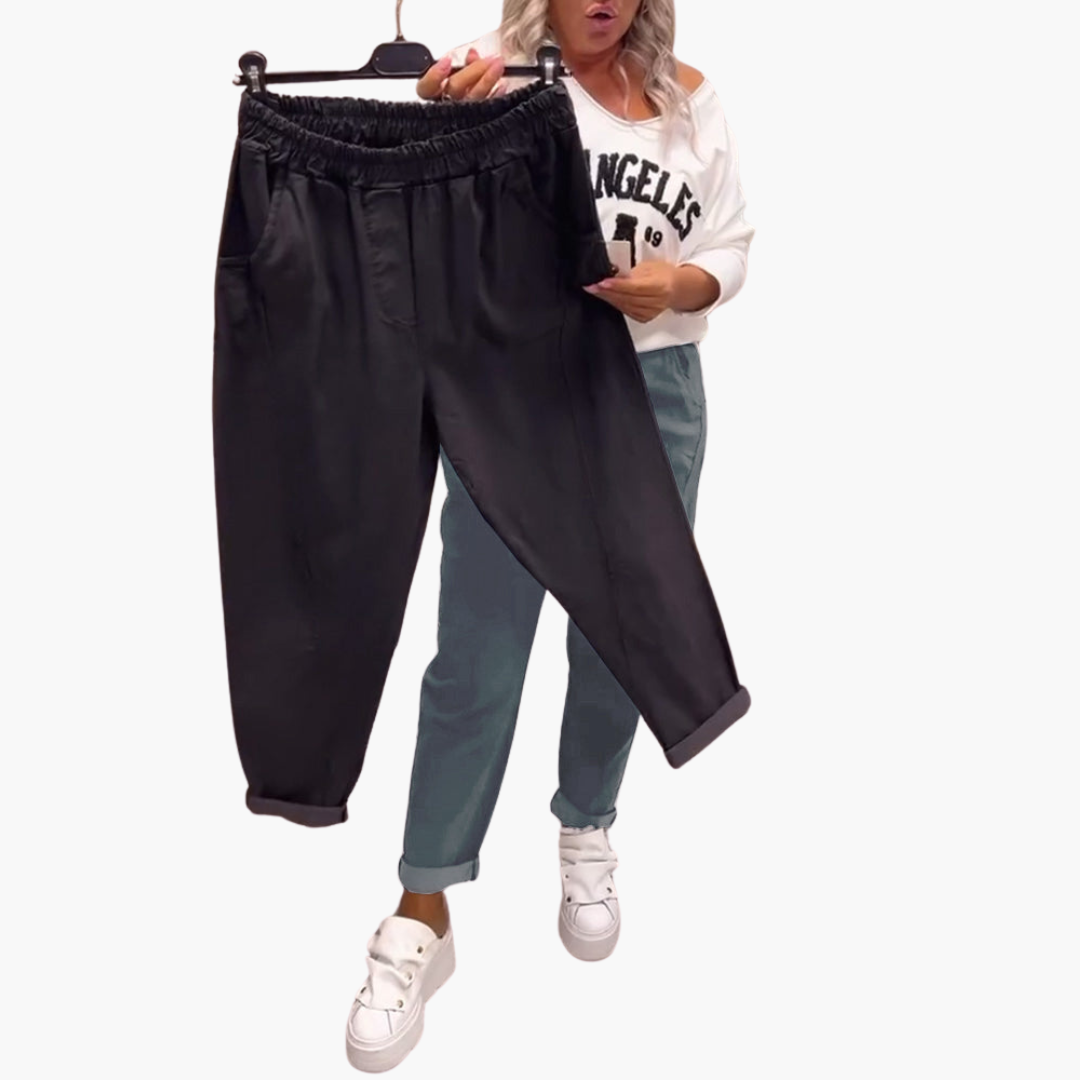 Schlank Geschnittene Freizeithose für Damen