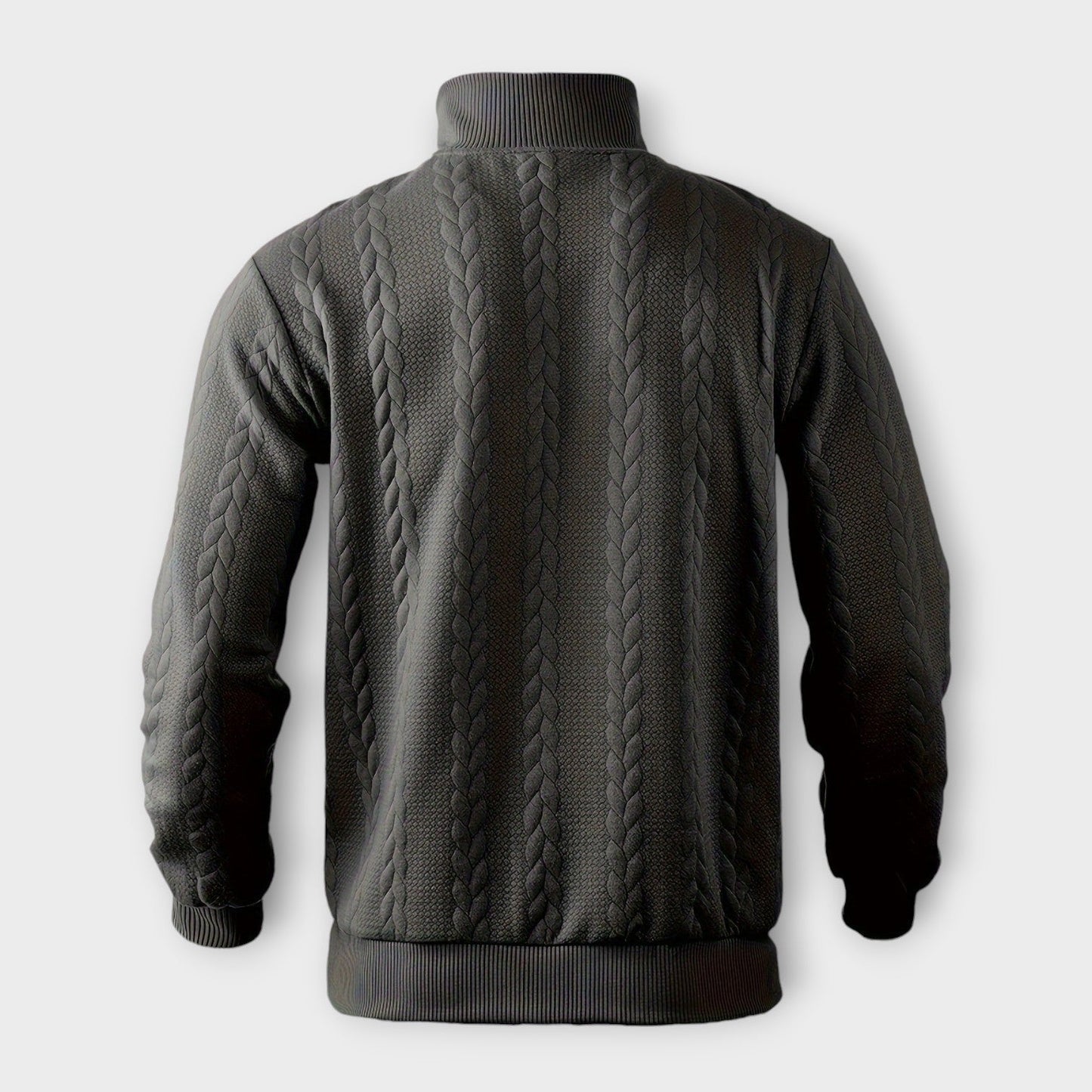 Vintage Halb-Zip Pullover für Herren