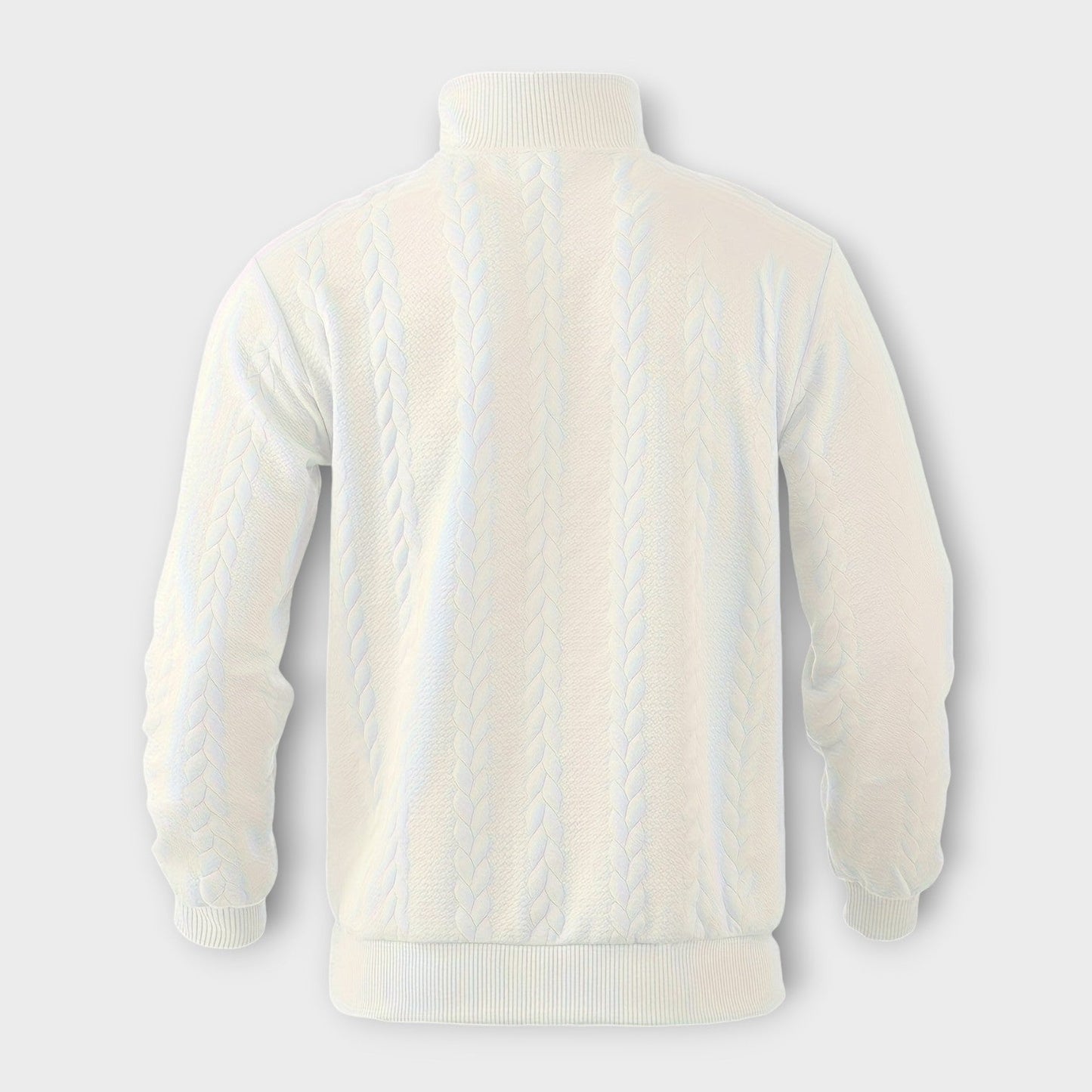 Vintage Halb-Zip Pullover für Herren