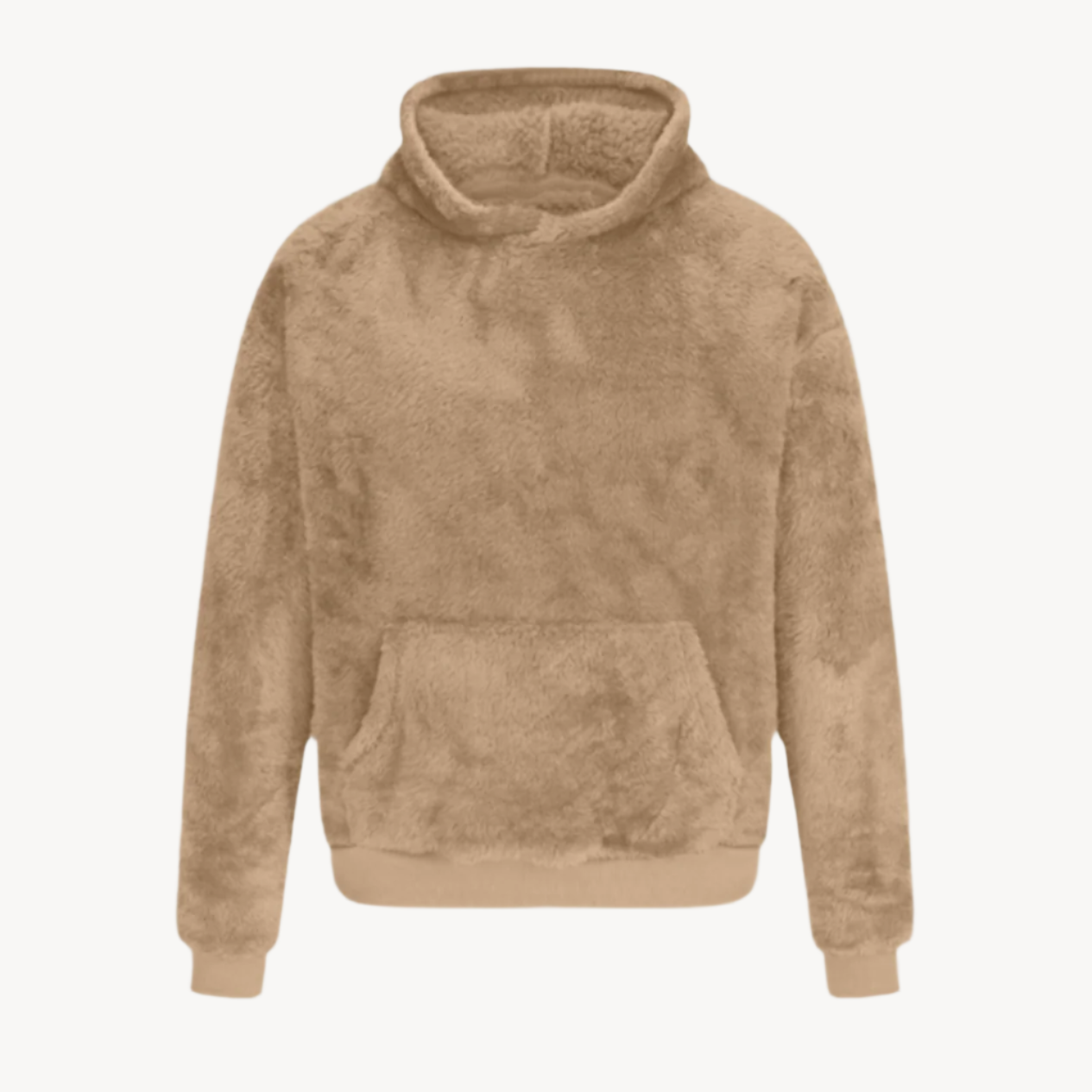 Teddyfleece Kapuzenpullover für Herren