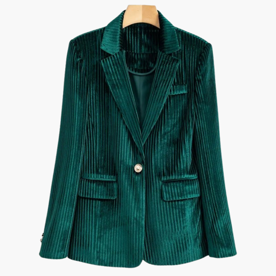 Cordblazer Retro Passform für Damen