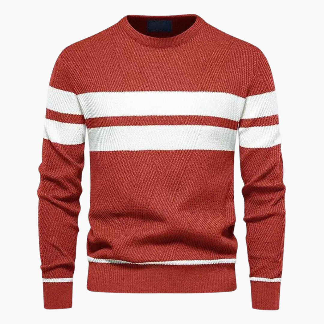 Bastian | Herrenpullover mit Streifen