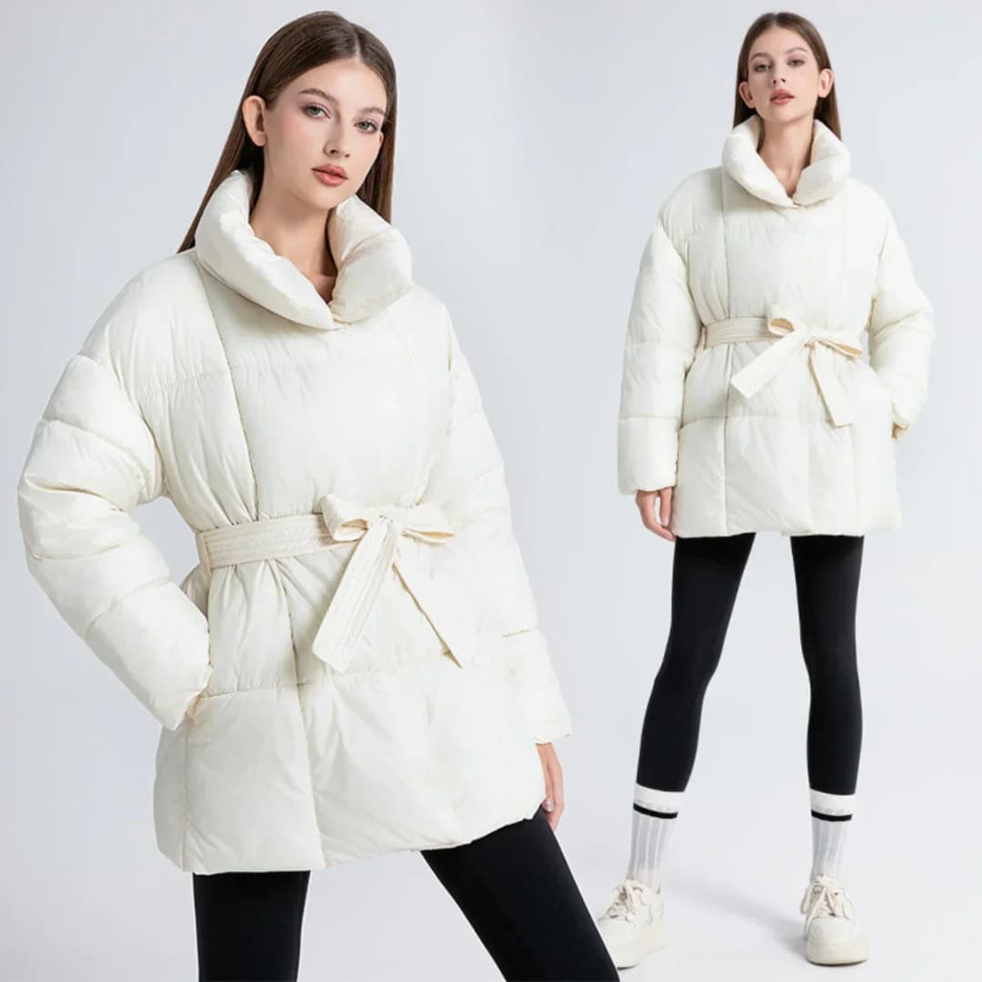 Langer Wintermantel für Damen