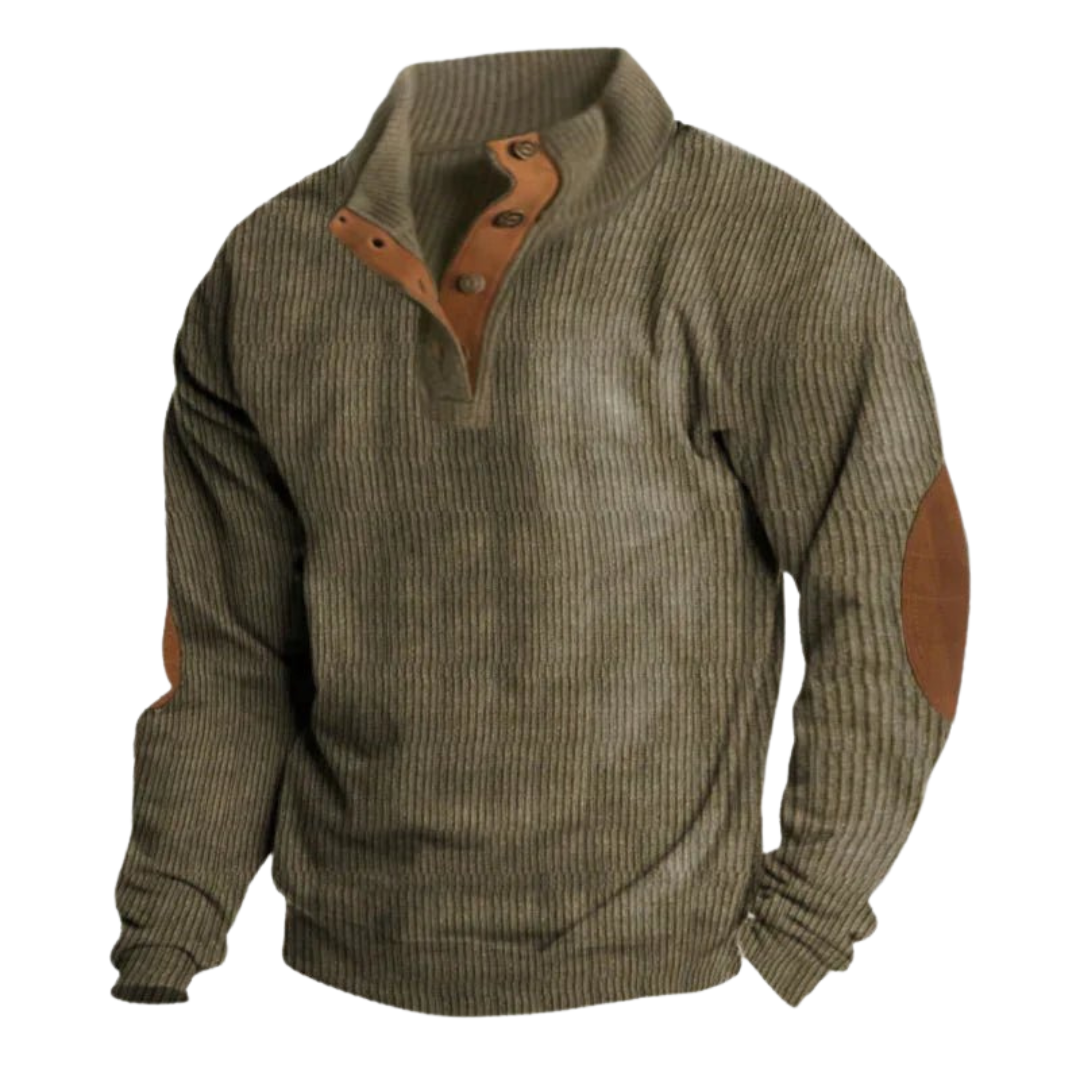 Knopf-Pullover für Herren