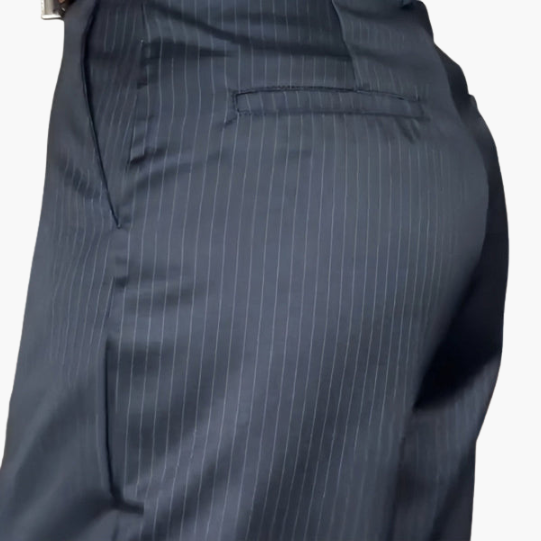 Gestreifte Stoffhose für Herren