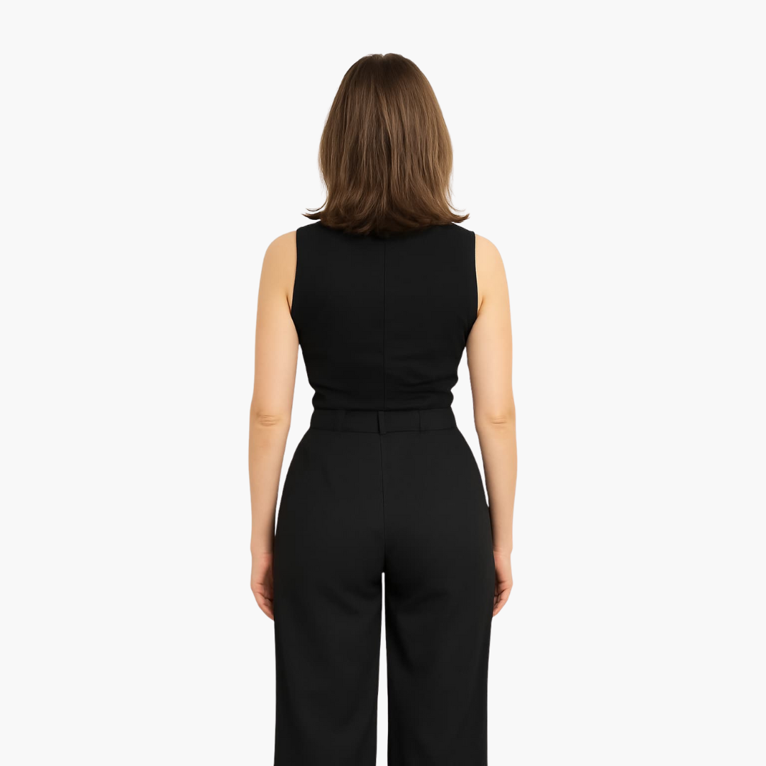 Crop Top Hosen Set für Damen