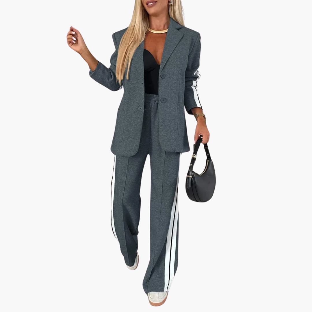 Zweiteiliges Set mit Seiteneinsätzen für Damen