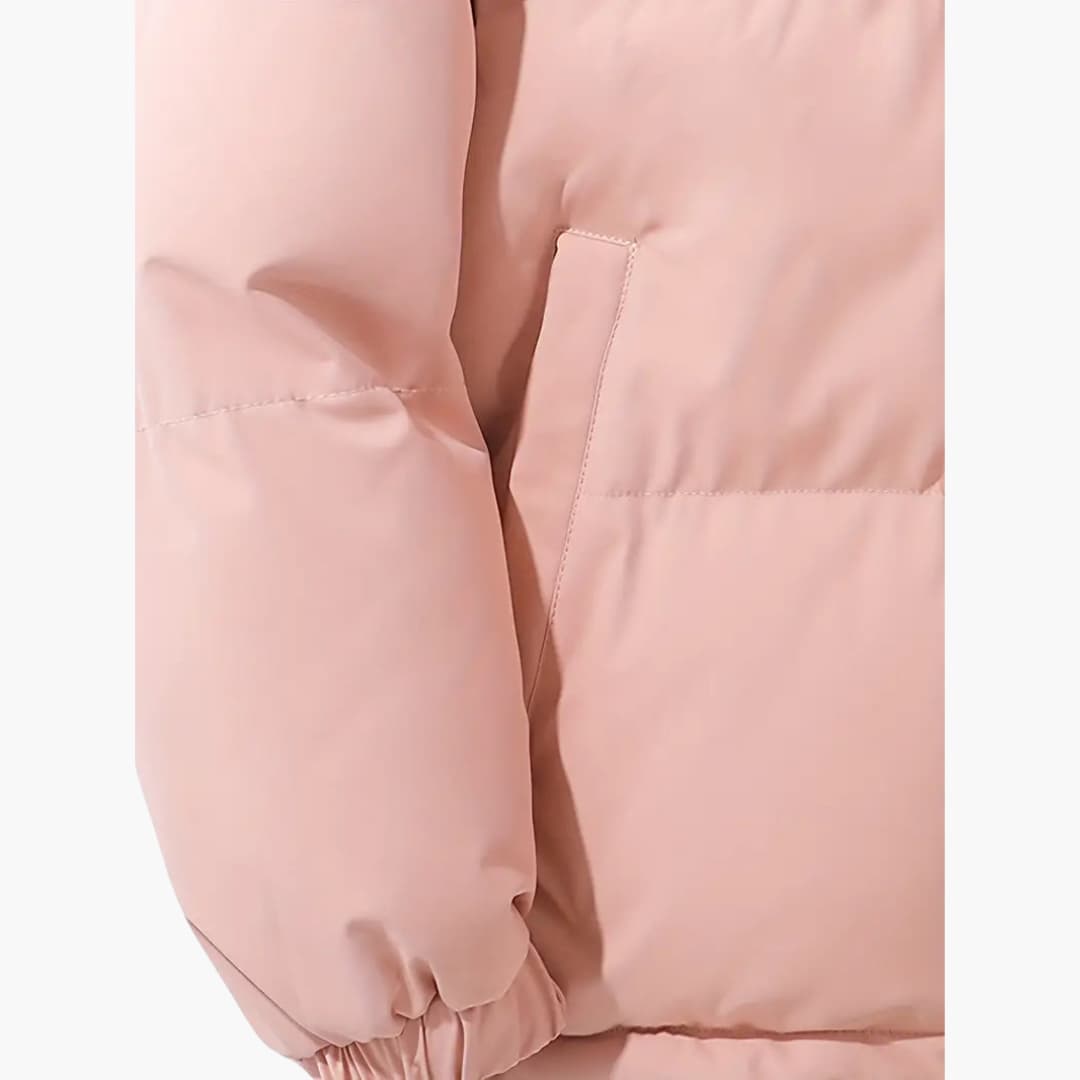 Gefütterte Kapuzen-Winterjacke für Herren