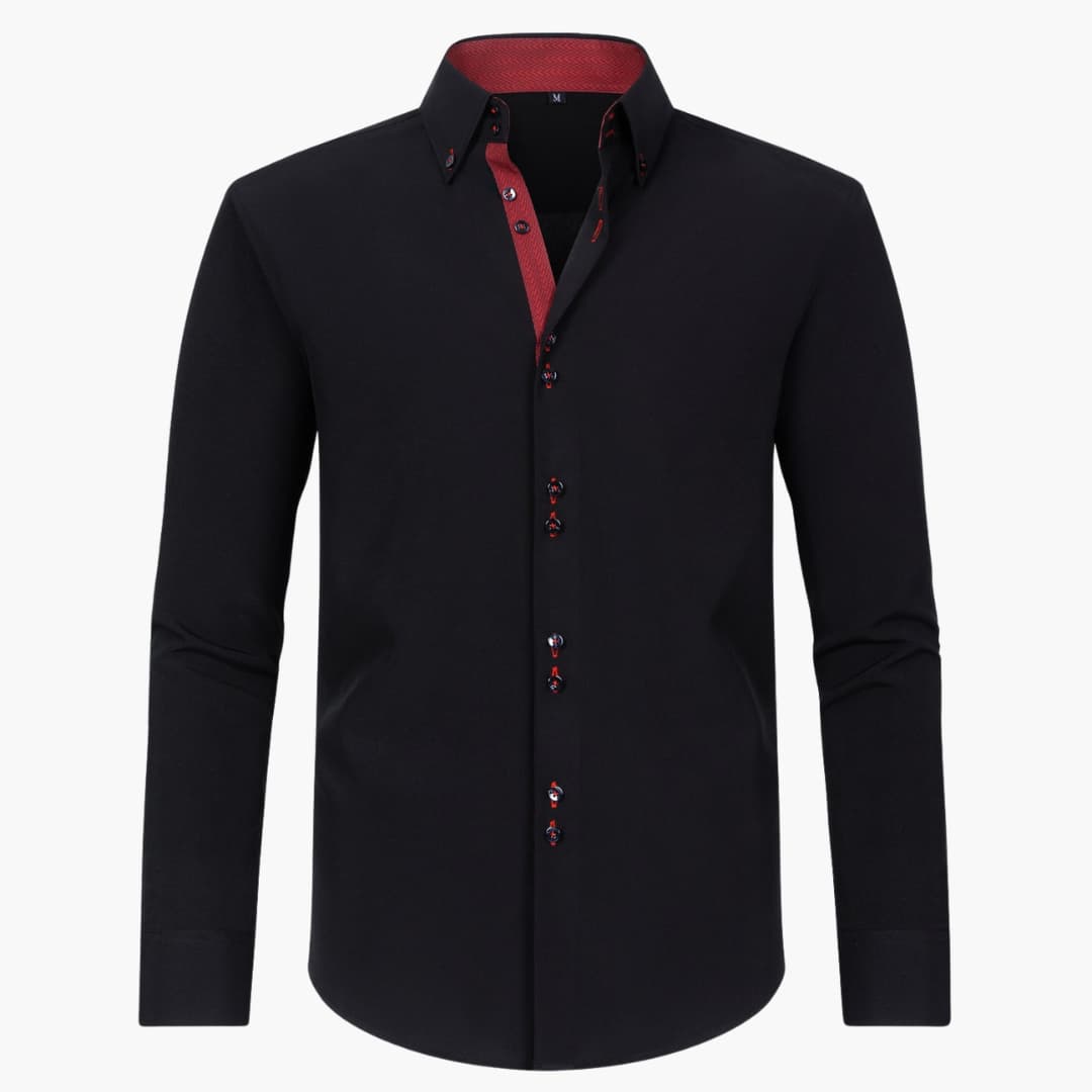 Langarm Button-Down Hemd für Herren