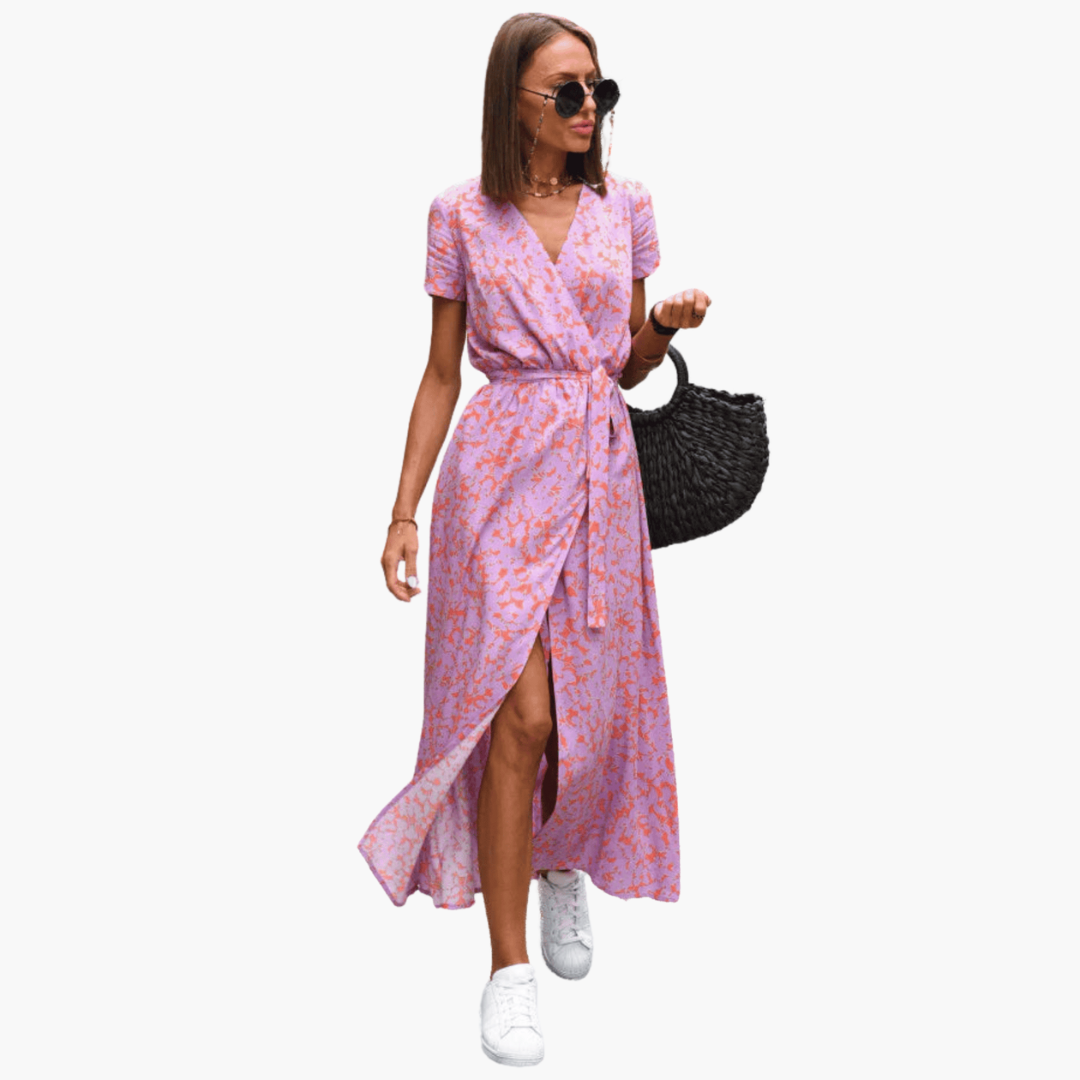 Wickelkleid Mit Taillierung für Damen