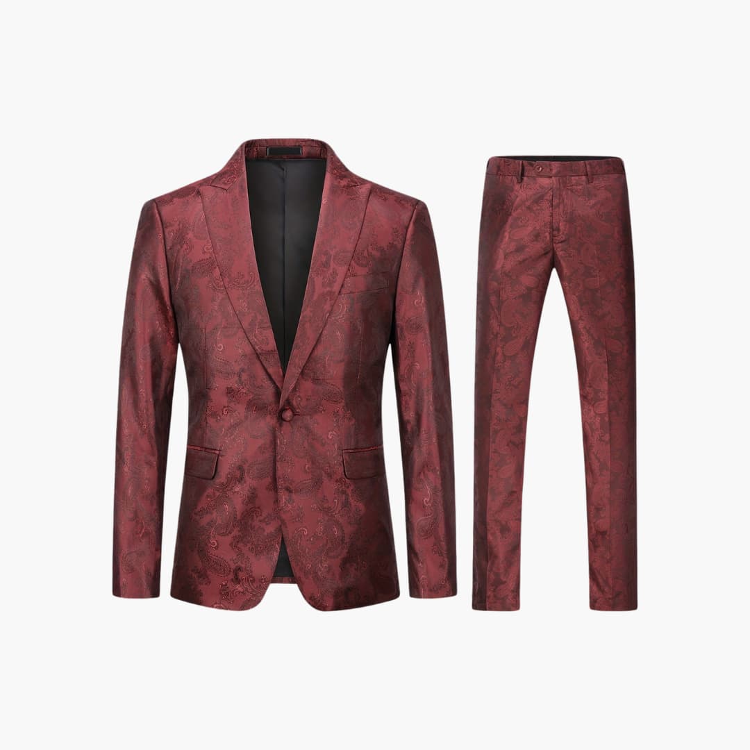 Slim Fit Anzug Zweiteilig für Herren