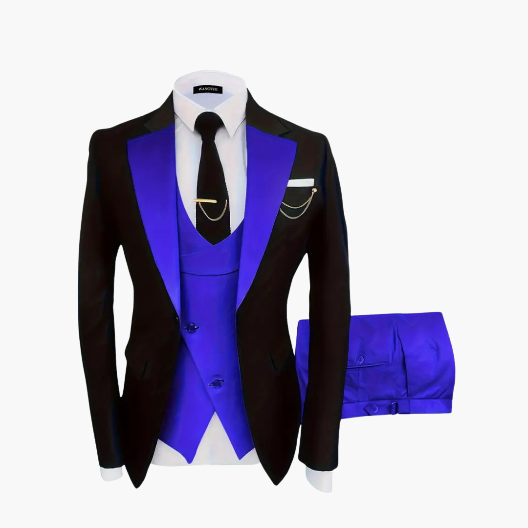 Slim Fit Anzug mit Weste für Herren