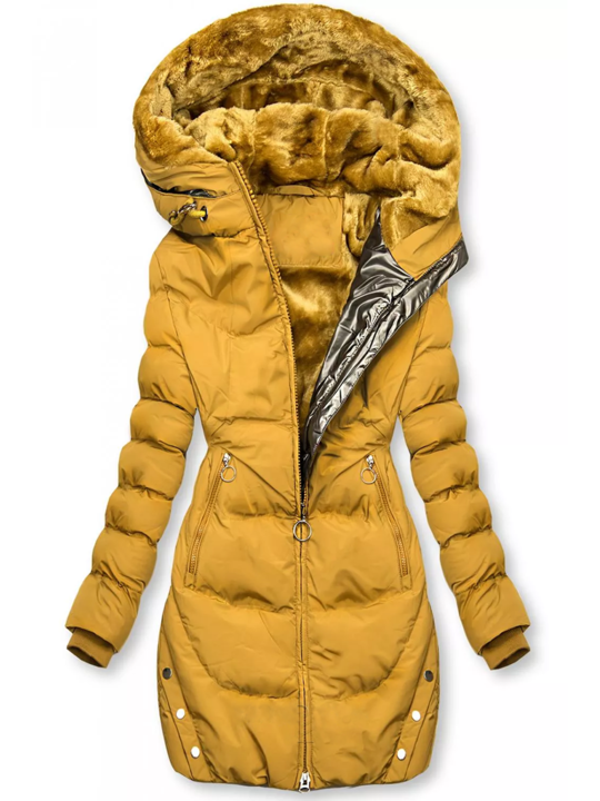 Gesteppt Gefütterte Winterjacke für Damen