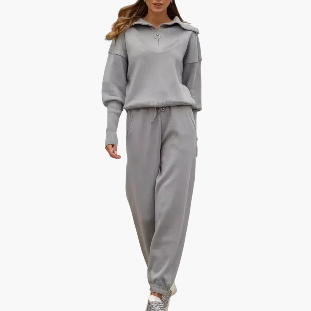 Minimalistisches Set mit Hose für Damen