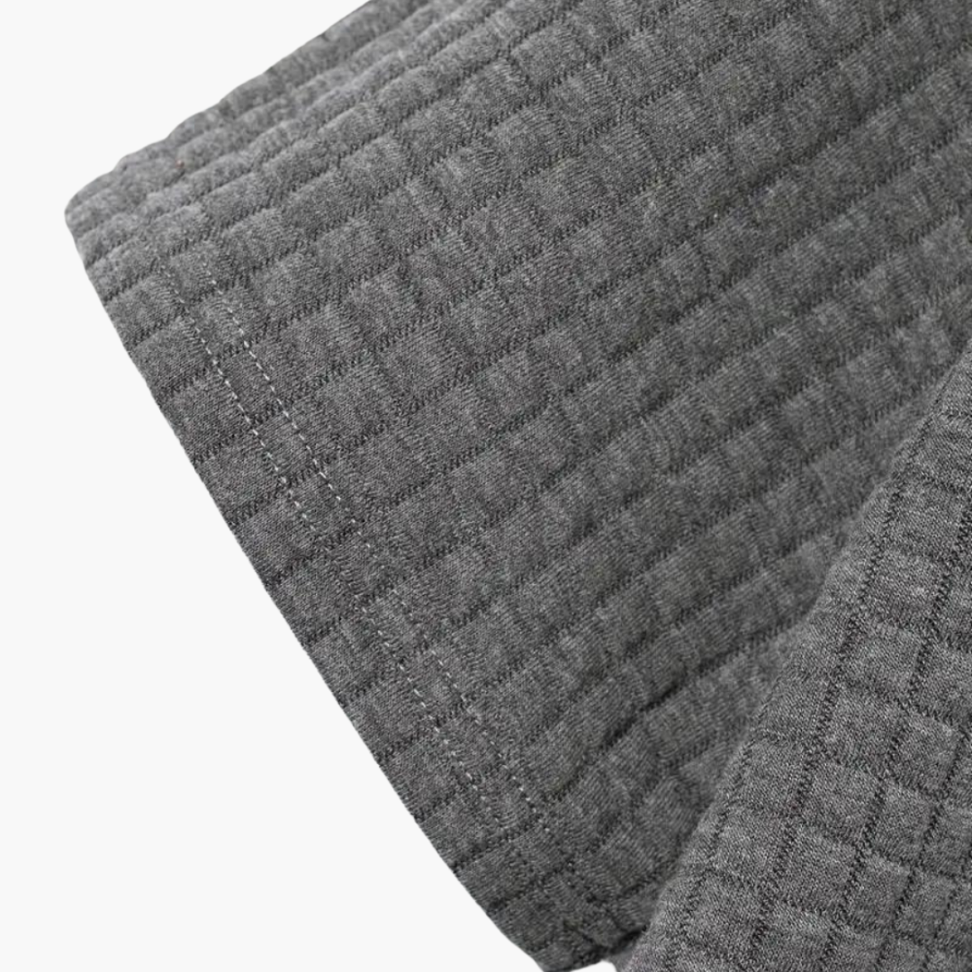 Texturiertes Slim Fit Polohemd für Herren