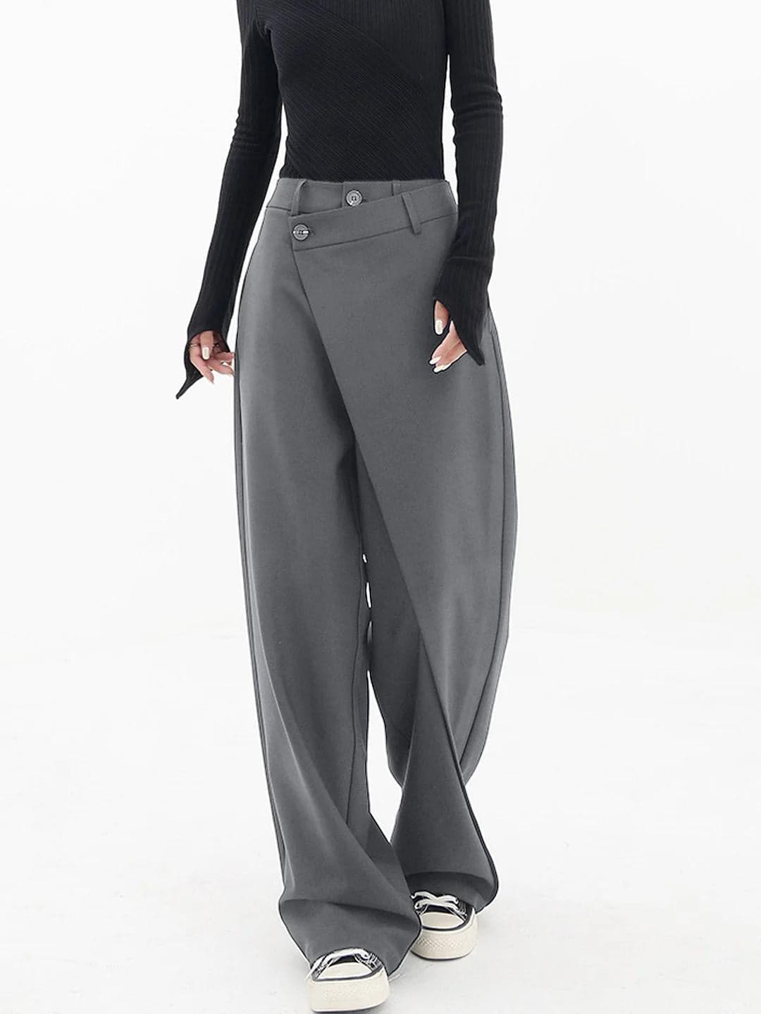 Asymmetrische Bundhose für Damen