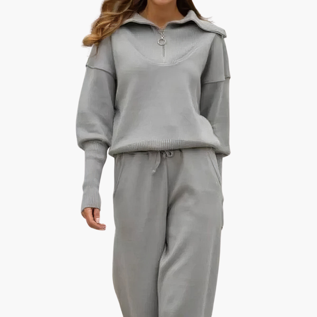 Minimalistisches Set mit Hose für Damen