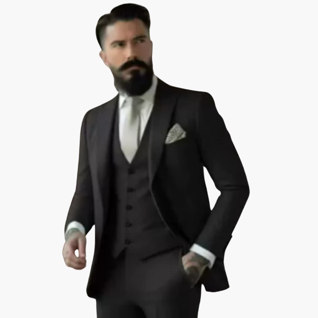 Doppelreihiger Anzug für Herren