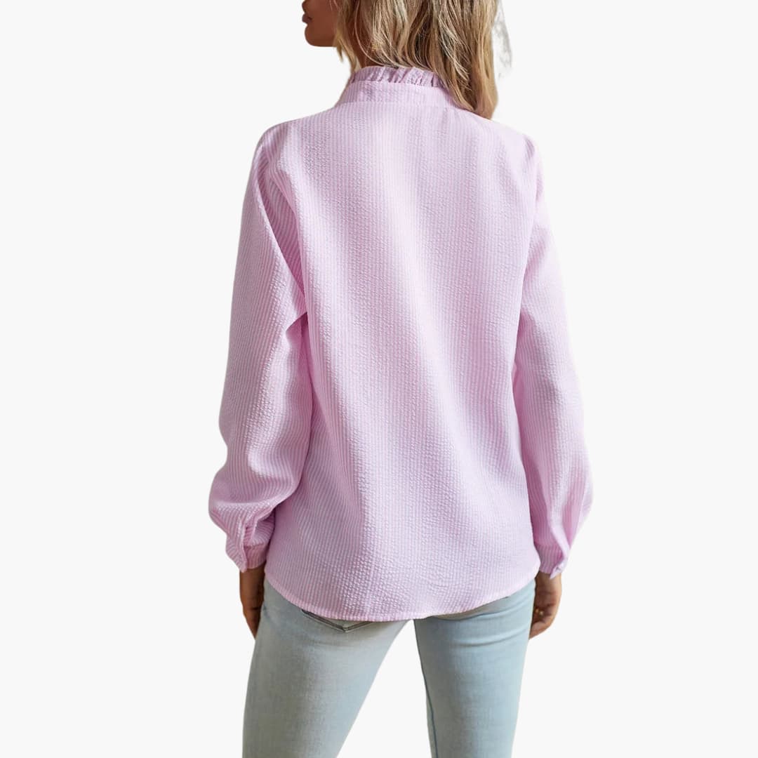 Strukturierte Bluse für Damen