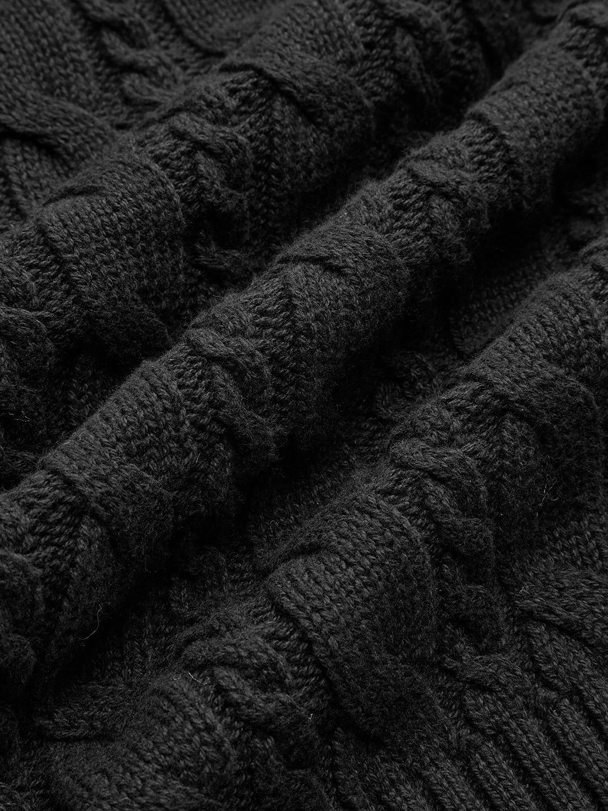 Zopfmuster Strickpullover für Damen