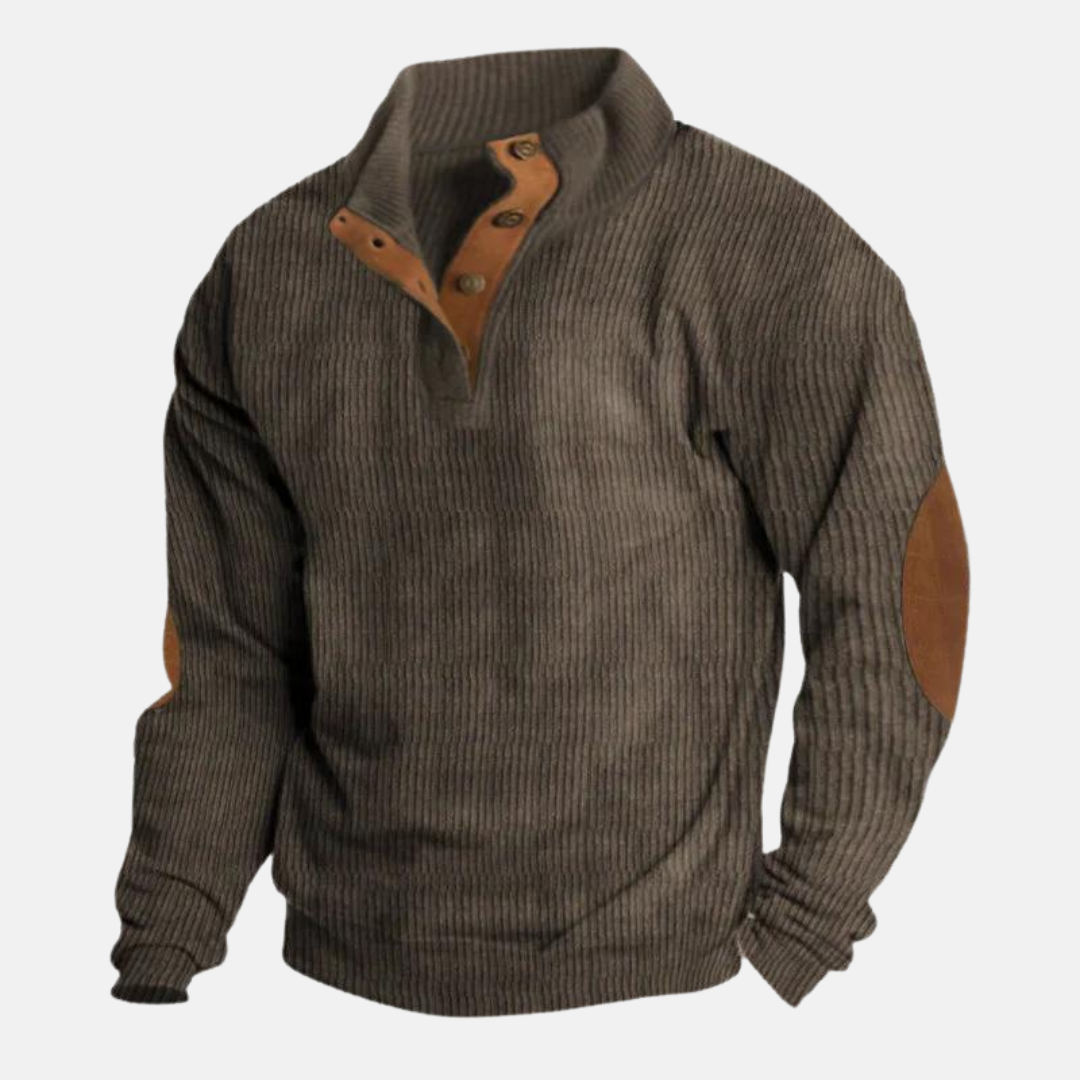 Knopf-Pullover für Herren