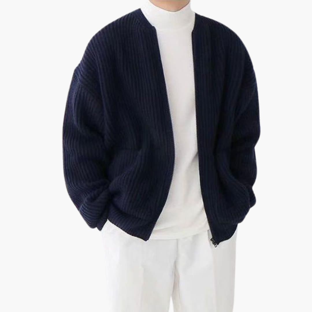 Gestrickte Strickjacke für Herren