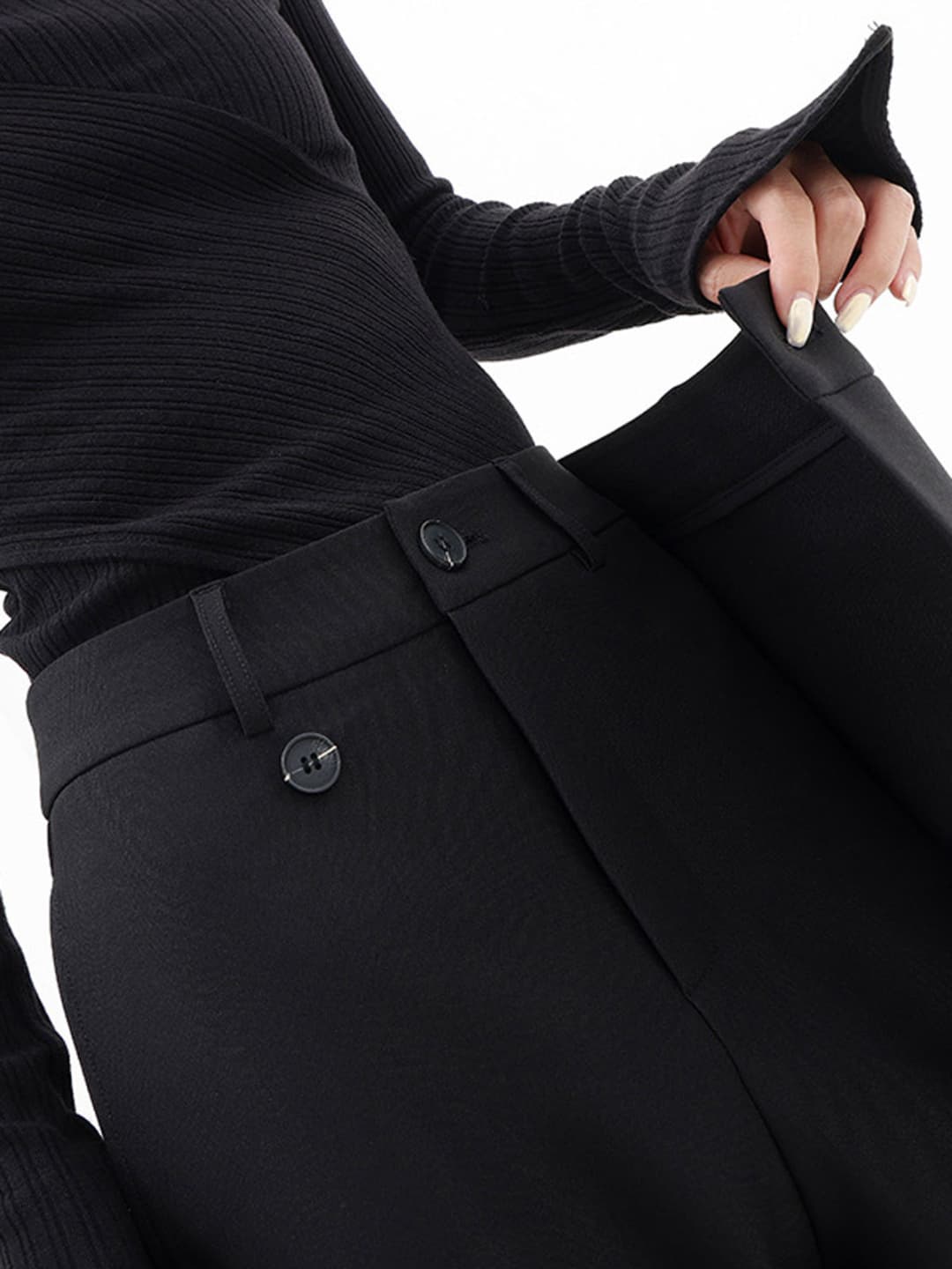 Asymmetrische Bundhose für Damen