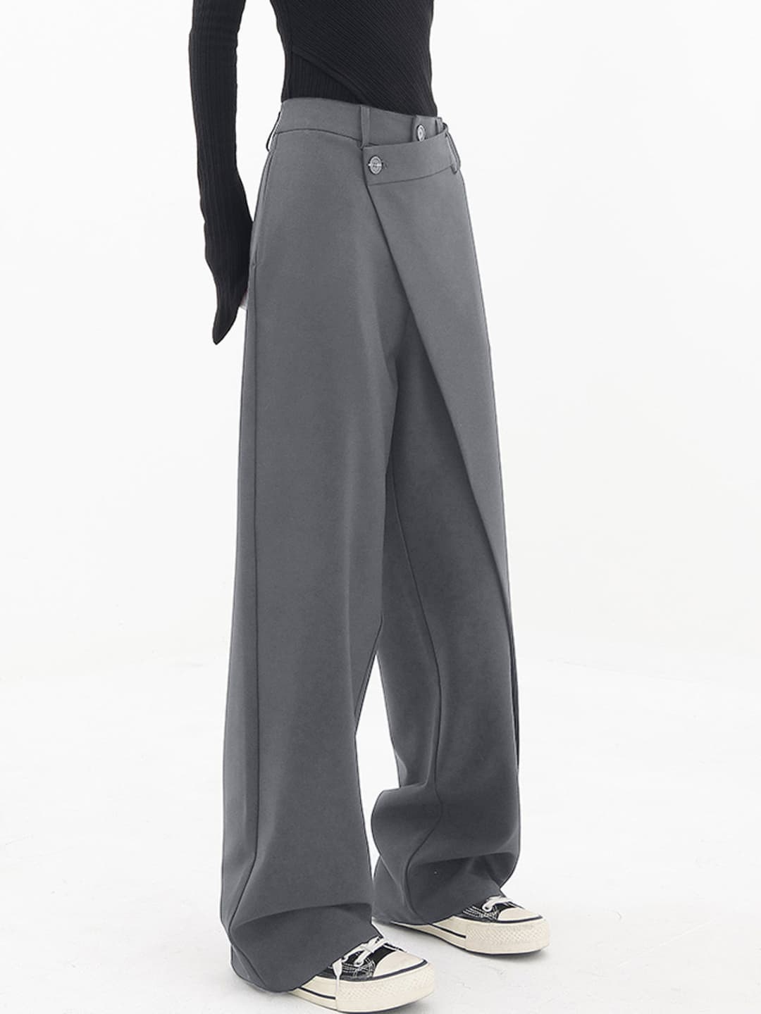 Asymmetrische Bundhose für Damen