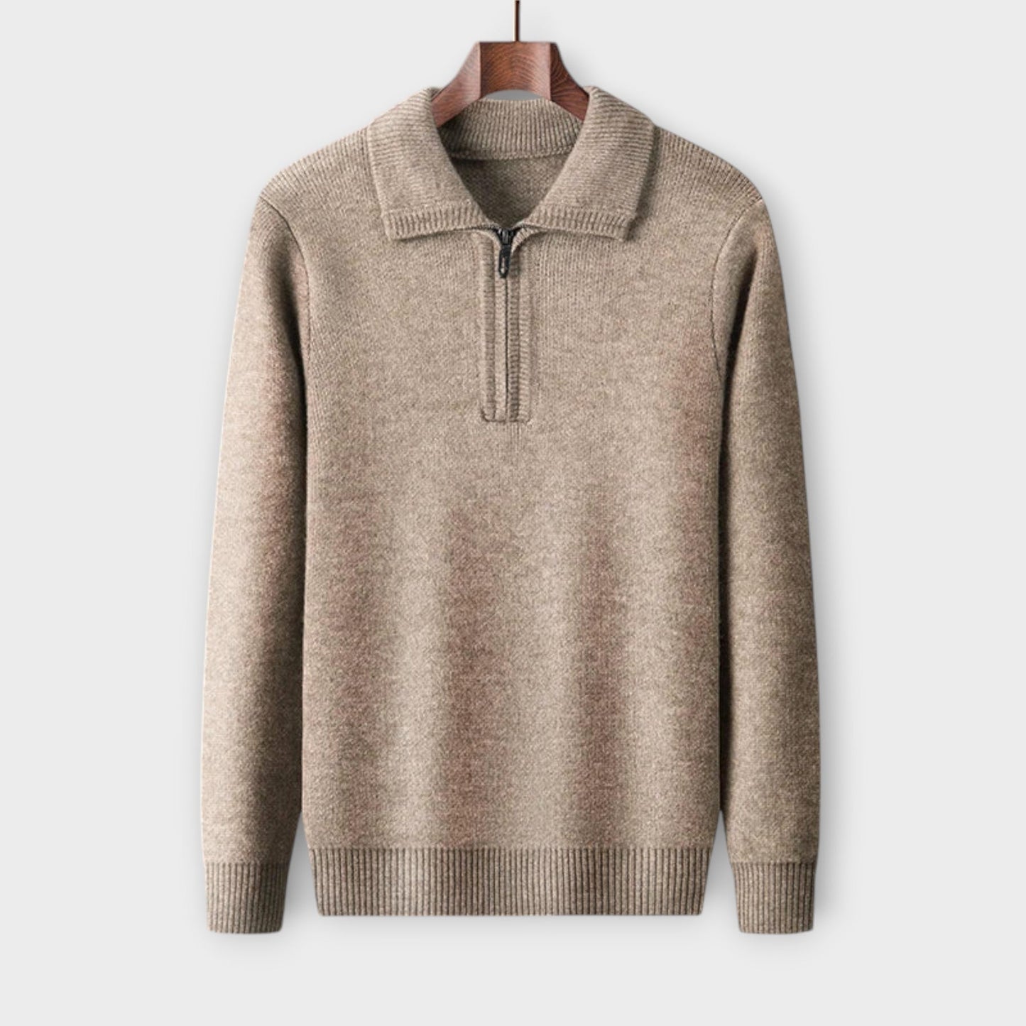 Halb-Zip Winterpullover für Herren