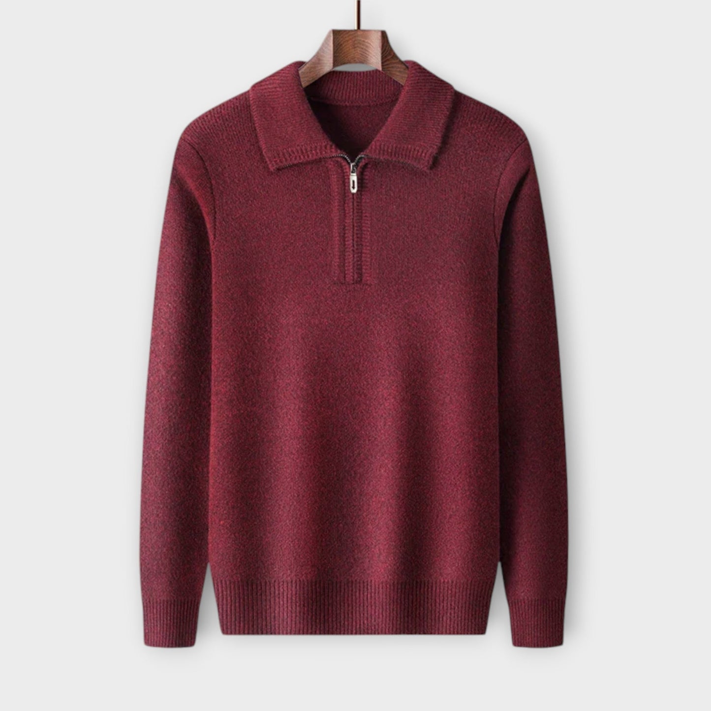 Halb-Zip Winterpullover für Herren