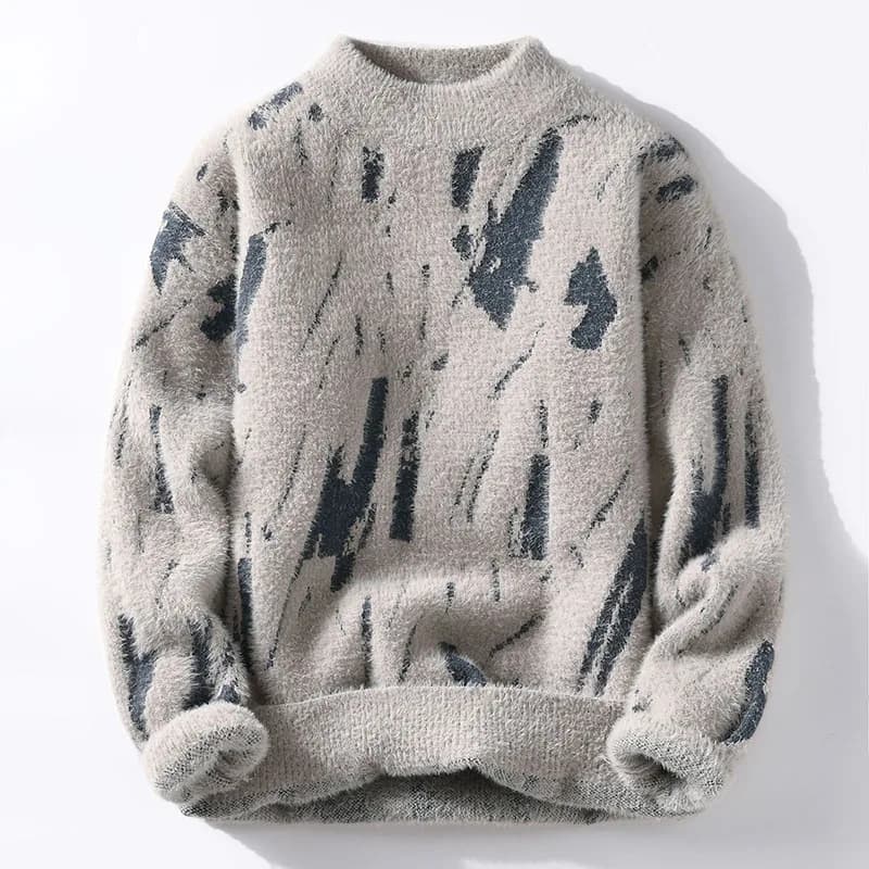 Pullover mit abstraktem Muster für Herren