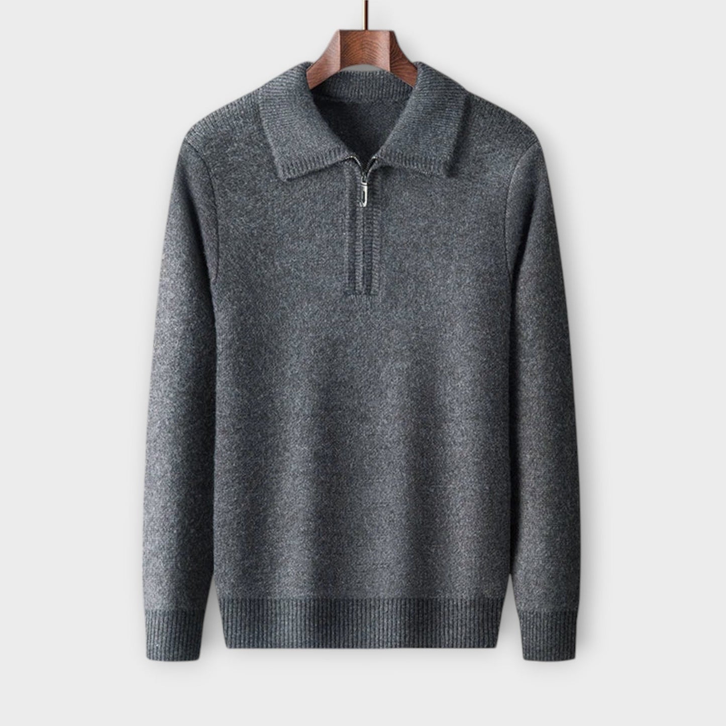 Halb-Zip Winterpullover für Herren