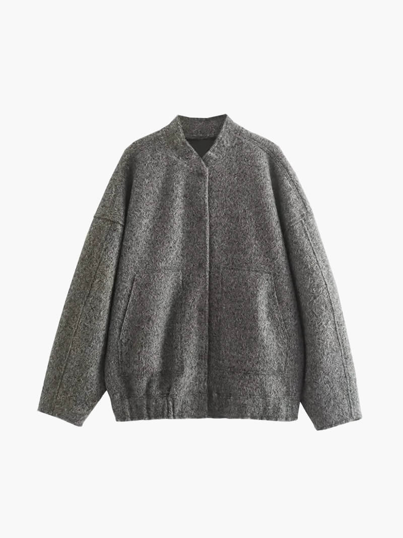 Woll Bomberjacke für Damen