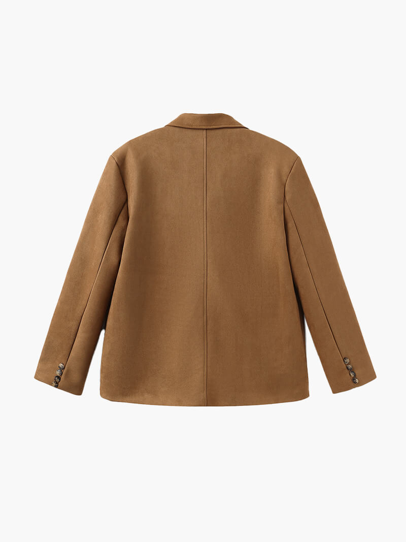 Wildlederoptik Kurzjacke für Damen