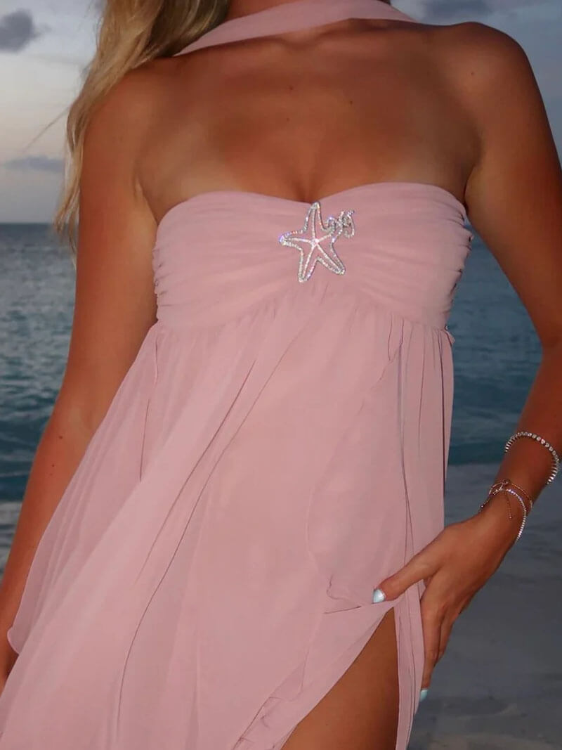 Halter Maxi Kleid für Damen