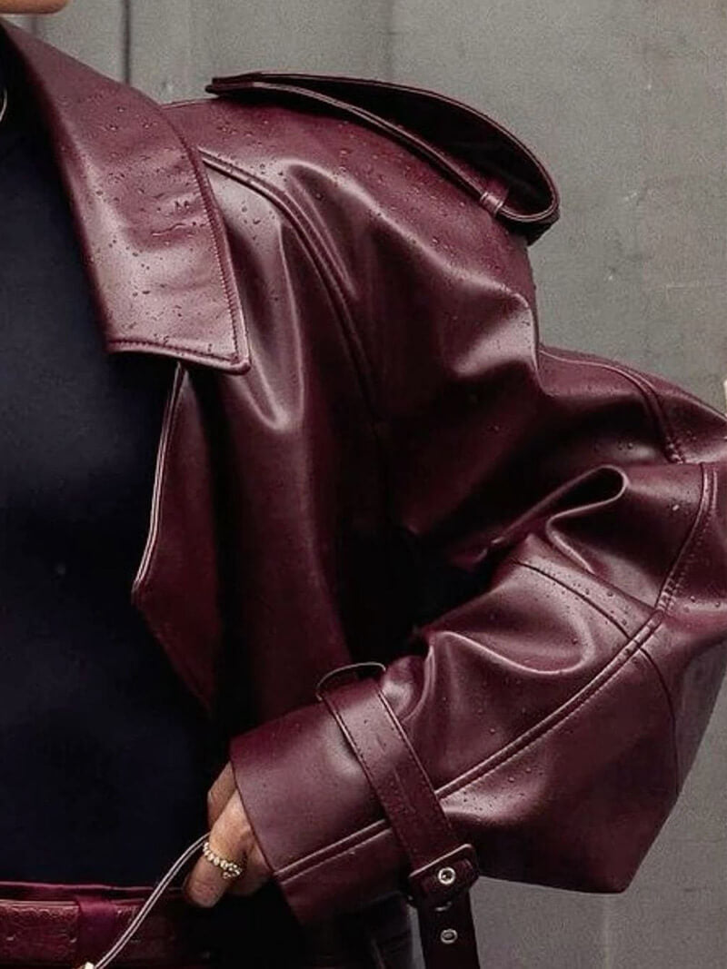 Langärmelige Kurze Jacke für Damen